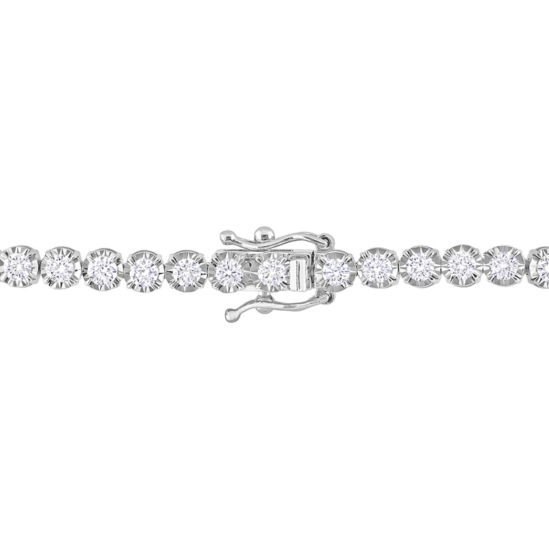 2.64 CT. T.W. Diamond Tennis Bracelet in 14K White Gold