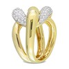 Thumbnail Image 2 of 1.30 CT. T.W. Diamond Double Knot Split Shank Ring in 14K Gold