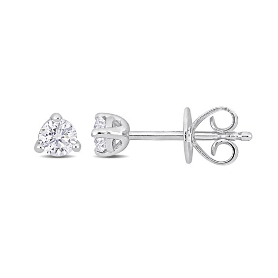 0.24 CT. T.W. Diamond Solitaire Stud Earrings in Platinum