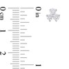 Thumbnail Image 3 of 0.60 CT. T.W. Diamond Triad Stud Earrings in Platinum