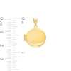 Locket Necklace Charm in 10K Gold