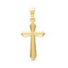Thumbnail Image 0 of Flared Cross Necklace Charm in 14K Gold