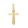 Thumbnail Image 1 of Flared Cross Necklace Charm in 14K Gold