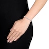 Thumbnail Image 2 of 0.25 CT. T.W. Diamond Tennis Bracelet in Sterling Silver 