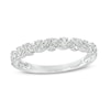 Thumbnail Image 0 of 0.23 CT. T.W. Marquise-Shaped Multi-Diamond Alternating Anniversary Band in 10K White Gold