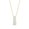 Thumbnail Image 1 of 0.25 CT. T.W. Multi-Diamond Graduated Five Stone Pendant in 10K Gold