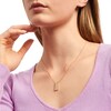 Thumbnail Image 2 of 0.25 CT. T.W. Multi-Diamond Graduated Five Stone Pendant in 10K Gold