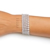 Thumbnail Image 3 of 2.73 CT. T.W. Diamond Tennis Bracelet in Sterling Silver