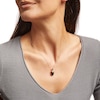 Thumbnail Image 2 of Cushion-Cut Smoky Quartz Solitaire Pendant in 10K Gold
