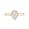 Thumbnail Image 3 of Emmy London 0.60 CT. T.W. Certified Pear-Shaped Diamond Frame Engagement Ring in 18K Gold (F/ VS2)