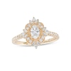 Thumbnail Image 1 of Emmy London 1.00 CT. T.W. Certified Oval Diamond Vintage-Style Engagement Ring in 18K Gold (F/ VS2)