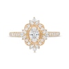Thumbnail Image 4 of Emmy London 1.00 CT. T.W. Certified Oval Diamond Vintage-Style Engagement Ring in 18K Gold (F/ VS2)