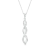 Thumbnail Image 1 of Diamond Accent Twist Pendant in Sterling Silver