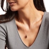 Baguette Smoky Quartz and Diamond Accent Pendant in 10K Rose Gold