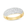 Thumbnail Image 0 of 0.95 CT. T.W. Diamond Multi-Row Oblong Band in 10K Gold