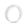 Thumbnail Image 3 of 0.45 CT. T.W. Diamond Triple Row Band in 10K White Gold