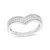 Thumbnail Image 0 of 0.29 CT. T.W. Diamond Multi-Row Chevron Band in 10K White Gold