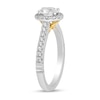 Thumbnail Image 2 of Collector's Edition Enchanted Disney Aladdin 30th Anniversary 0.69 CT. T.W. Diamond Engagement Ring in 14K Two-Tone Gold