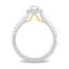 Thumbnail Image 3 of Collector's Edition Enchanted Disney Aladdin 30th Anniversary 0.69 CT. T.W. Diamond Engagement Ring in 14K Two-Tone Gold