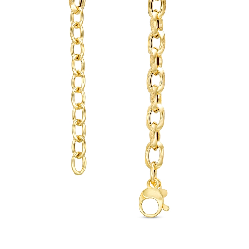 Main Image 3 of 2.2mm Cable Chain Necklace in Hollow 14K Gold