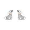 Thumbnail Image 2 of Disney Treasures Up 0.085 CT. T.W. Diamond Dug Stud Earrings in Sterling Silver and 10K Rose Gold