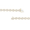 Thumbnail Image 3 of 0.95 CT. T.W. Pear-Shaped Multi-Diamond Line Bracelet in 10K Gold