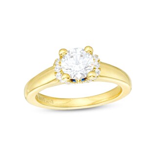 Vera Wang Love Collection CT. T.W. Diamond Collar Engagement Ring in 14K Gold