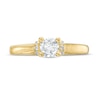 Thumbnail Image 3 of Vera Wang Love Collection 0.58 CT. T.W. Diamond Collar Engagement Ring in 14K Gold