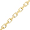 2.2mm Cable Chain Bracelet in Hollow 14K Gold - 7.5"