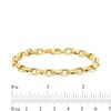 2.2mm Cable Chain Bracelet in Hollow 14K Gold - 7.5"
