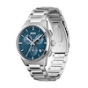 Thumbnail Image 1 of Men's Hugo Boss Dapper Chronograph Watch with Blue Dial (Model: 1513927)