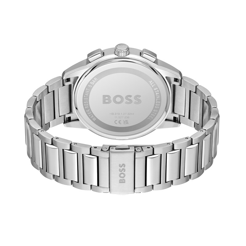 Peoples Jewellers Men's Hugo Boss Dapper Chronograph Watch with Blue Dial  (Model: 1513927)|Peoples Jewellers | Upper Canada Mall