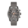 Men's Hugo Boss Skymaster Gunmetal Grey IP Chronograph Mesh Watch with Grey Dial (Model: 1513837)
