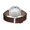Thumbnail Image 3 of Men's Hugo Boss Allure Chronograph Brown Leather Strap Watch with Blue Dial (Model:&nbsp;1513921)