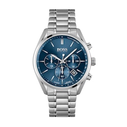 Men's Hugo Boss Champion Chronograph Watch with Blue Dial (Model: 1513818)