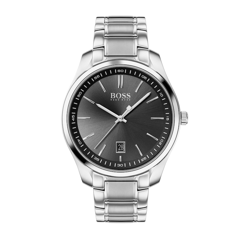 Men's Hugo Boss Circuit Watch with Black Dial (Model: 1513730)|Peoples Jewellers