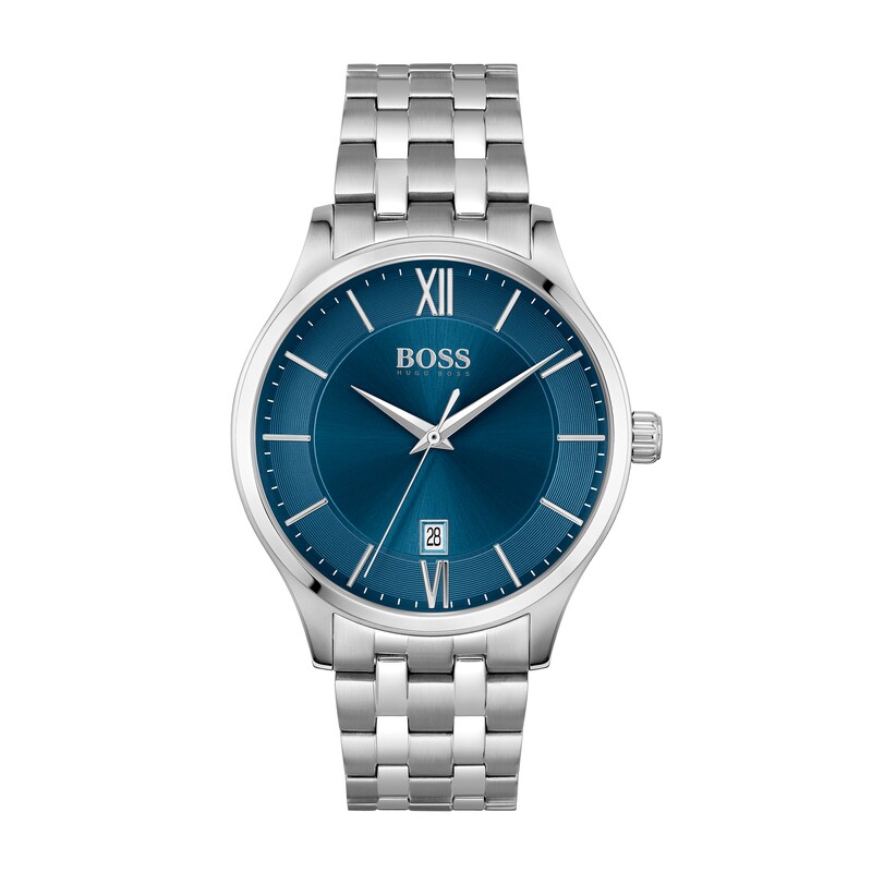 Main Image 1 of Men's Hugo Boss Elite Watch with Blue Dial (Model: 1513895)