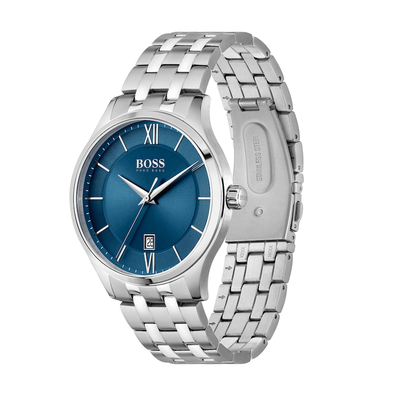 Main Image 2 of Men's Hugo Boss Elite Watch with Blue Dial (Model: 1513895)