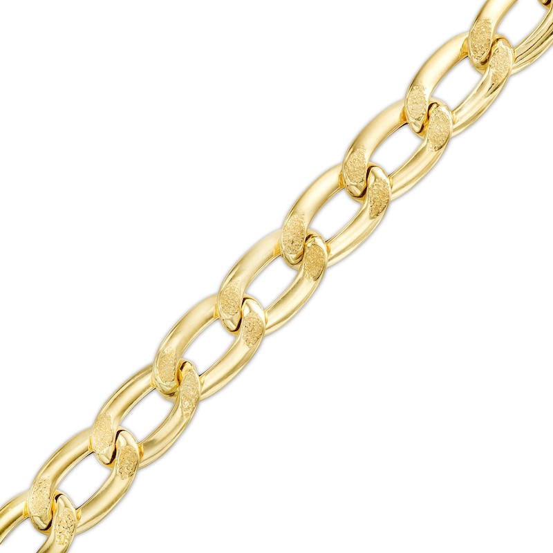 1.9mm Curb Chain Bracelet in Hollow 14K Gold - 7.5"|Peoples Jewellers