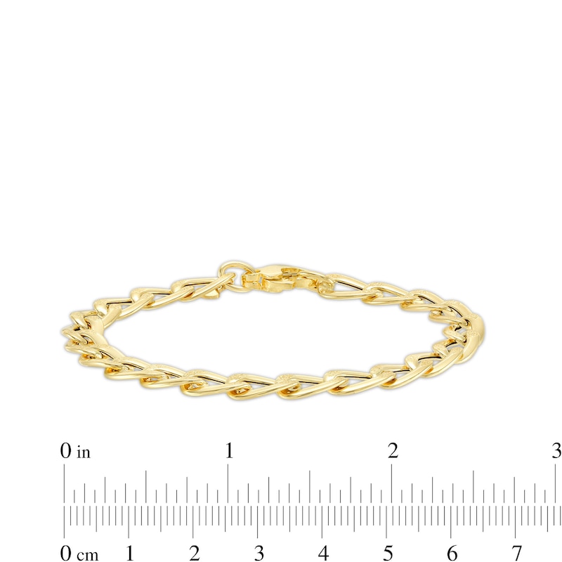 1.9mm Curb Chain Bracelet in Hollow 14K Gold - 7.5"|Peoples Jewellers