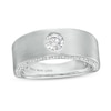 Thumbnail Image 0 of TRUE Lab-Created Diamonds by Vera Wang Love Men's 0.95 CT. T.W. Solitaire Wedding Band in 14K White Gold (F/SV2)