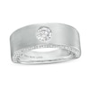 Thumbnail Image 1 of TRUE Lab-Created Diamonds by Vera Wang Love Men's 0.95 CT. T.W. Solitaire Wedding Band in 14K White Gold (F/SV2)