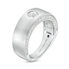 Thumbnail Image 2 of TRUE Lab-Created Diamonds by Vera Wang Love Men's 0.95 CT. T.W. Solitaire Wedding Band in 14K White Gold (F/SV2)