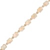 Thumbnail Image 1 of Oval Opal Link Line Bracelet in 10K Gold – 7.25"