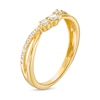 Thumbnail Image 2 of 0.25 CT. T.W. Diamond Contour Split Shank Anniversary Band in 10K Gold