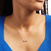 0.085 CT. T.W. Diamond "HOPE" Script Necklace in Sterling Silver – 17.69"