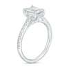 Thumbnail Image 2 of 1.75 CT. T.W. Certified Emerald-Cut Lab-Created Diamond Engagement Ring in 14K White Gold (F/SI2)