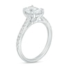 Thumbnail Image 3 of 1.75 CT. T.W. Oval Certified Lab-Grown Diamond Engagement Ring in 14K White Gold (F/SI2)