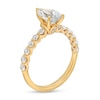 Thumbnail Image 3 of 1.50 CT. T.W. Certified Pear-Shaped Lab-Grown Diamond Engagement Ring in 14K Gold (F/SI2)