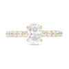 Thumbnail Image 3 of 1.50 CT. T.W. Certified Oval Lab-Created Diamond Engagement Ring in 14K Gold (F/SI2)